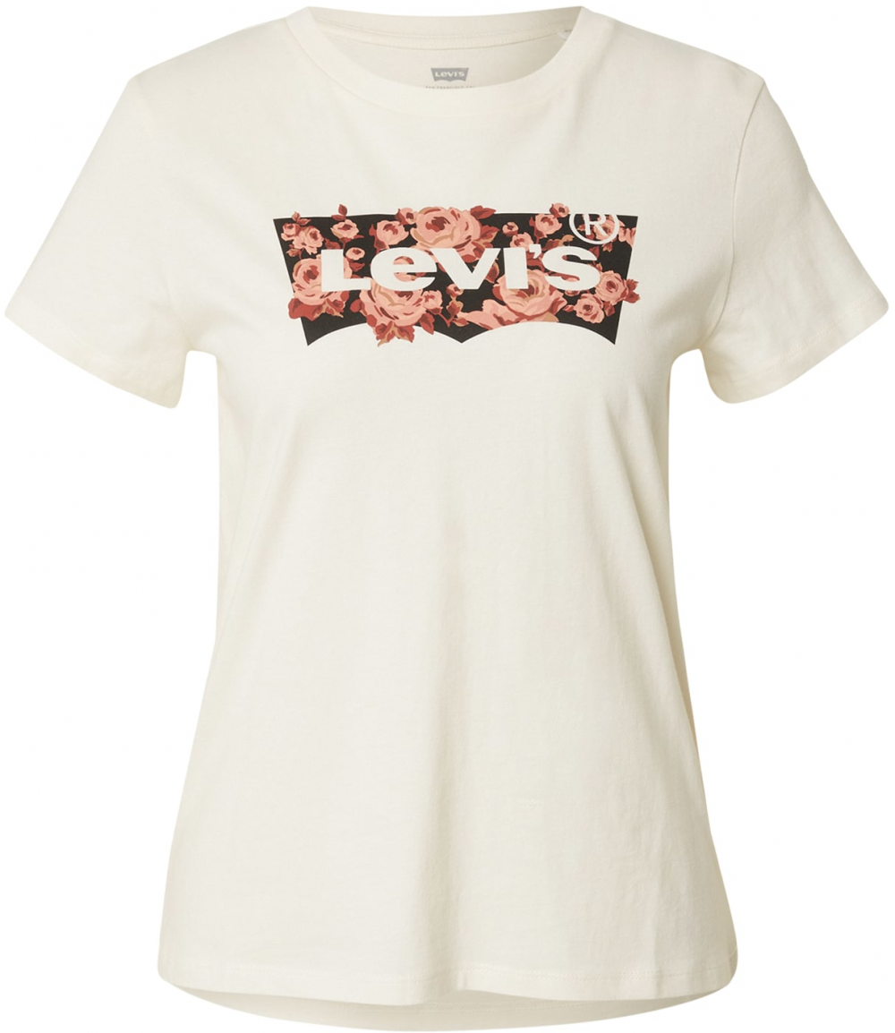 LEVI'S ® Tričko 'The Perfect Tee'  ružová / staroružová / čierna / prírodná biela