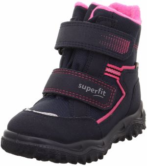 SUPERFIT Snehule 'HUSKY'  námornícka modrá / striebornosivá / fuksia