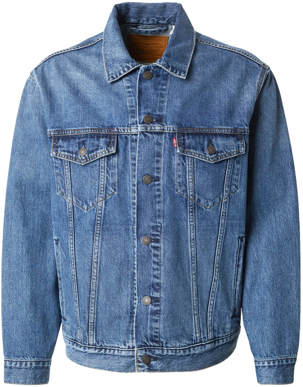 LEVI'S ® Prechodná bunda 'Relaxed Trucker Jacket'  modrá denim