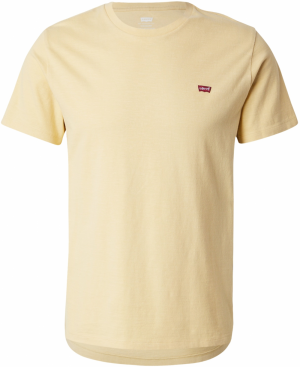 LEVI'S ® Tričko 'Original Housemark Tee'  svetložltá / krvavo červená / biela