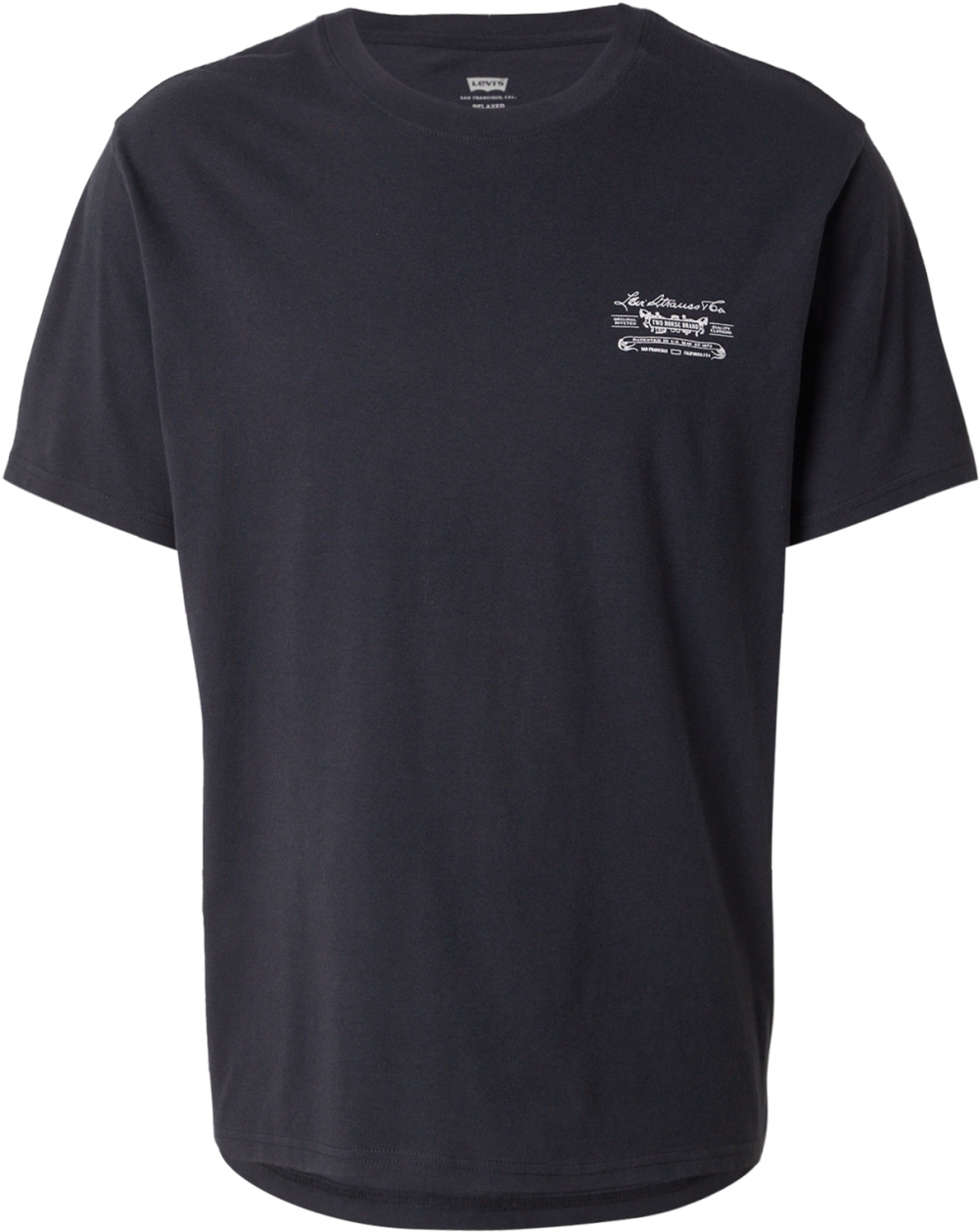 LEVI'S ® Tričko 'Relaxed Graphic Tee'  svetlosivá / čierna