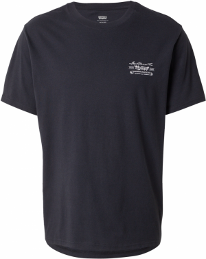 LEVI'S ® Tričko 'Relaxed Graphic Tee'  svetlosivá / čierna