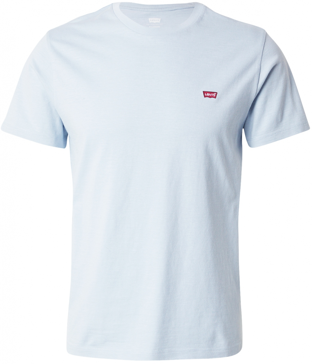 LEVI'S ® Tričko 'Original Housemark Tee'  pastelovo modrá / krvavo červená / biela