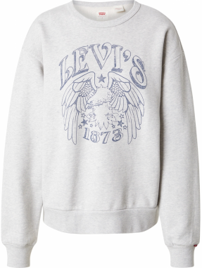 LEVI'S ® Mikina 'Graphic Heritage Crew Sweatshirt'  tmavomodrá / sivá melírovaná