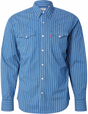 LEVI'S ® Košeľa 'Barstow Western Standard Shirt'  modrá / biela