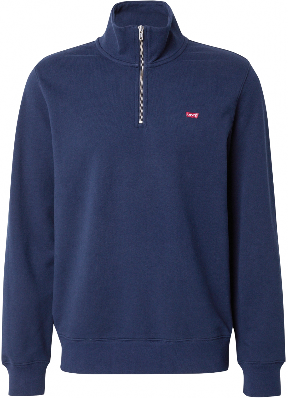 LEVI'S ® Mikina 'Original Housemark Quarter-Zip Pullover'  námornícka modrá