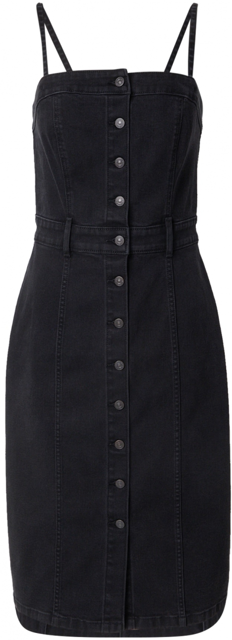 LEVI'S ® Letné šaty 'Denim Bustier Dress'  čierny denim