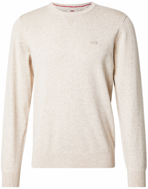 LEVI'S ® Sveter 'Lightweight Housemark Sweater'  biela melírovaná