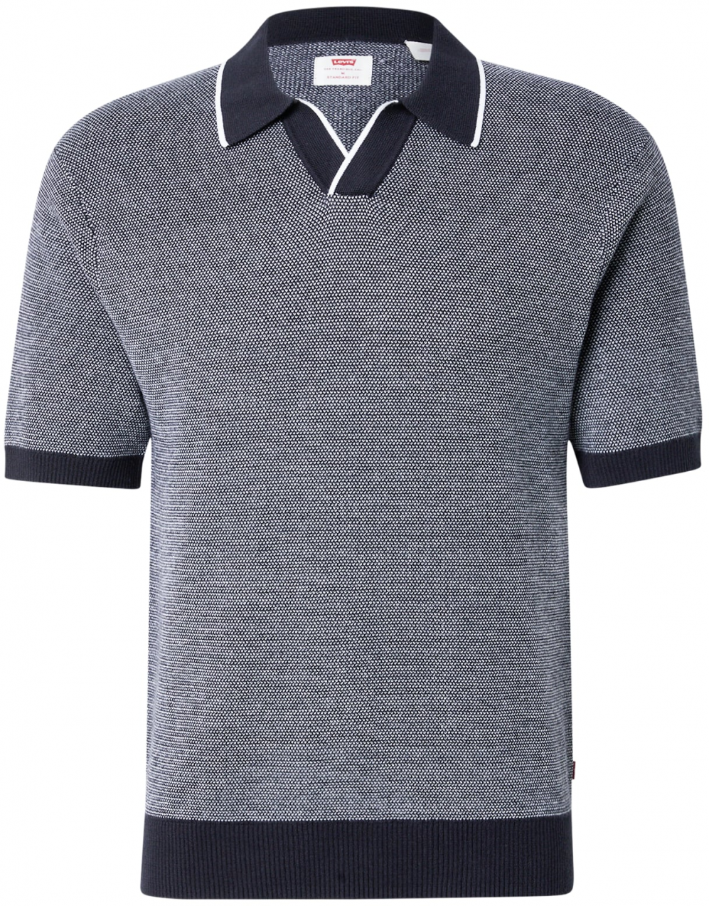 LEVI'S ® Sveter 'Skipper Knit Polo'  tmavomodrá / biela
