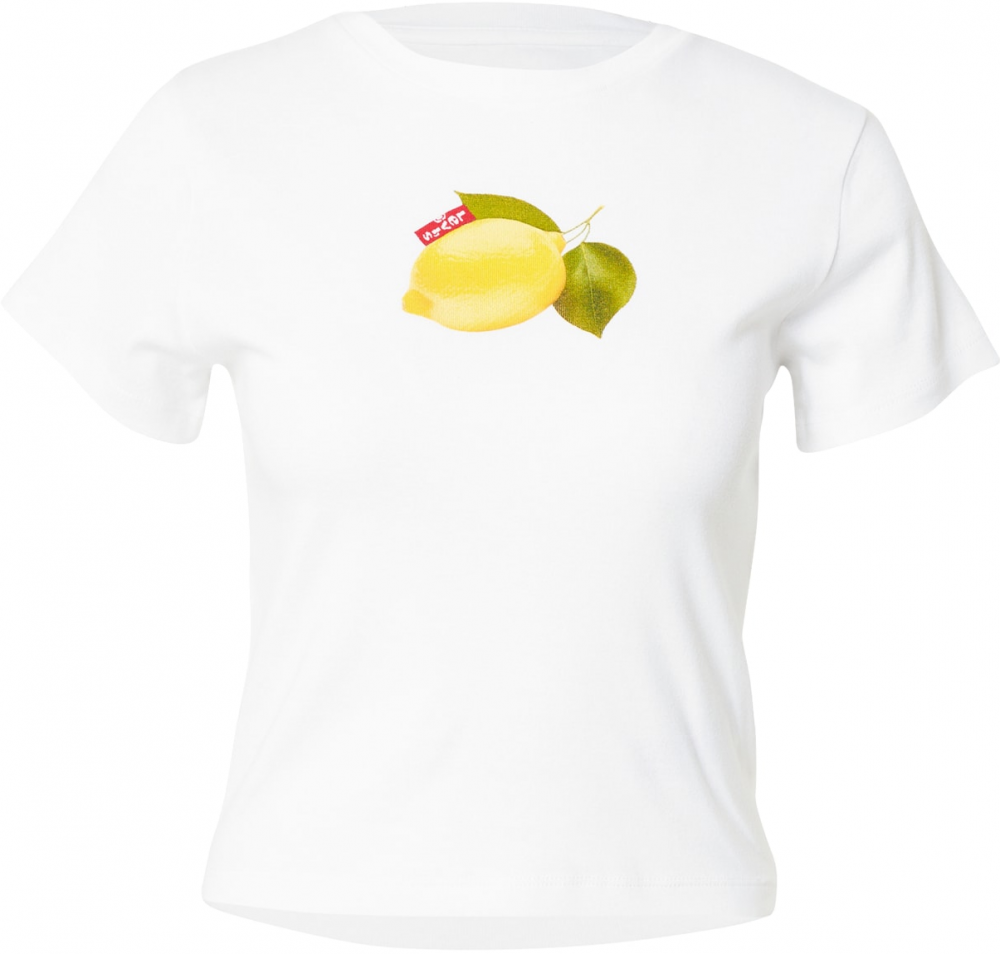LEVI'S ® Tričko 'Graphic Essential Sporty Tee'  žltá / olivová / biela