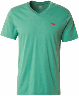 LEVI'S ® Tričko 'Housemark V-Neck Tee'  smaragdová