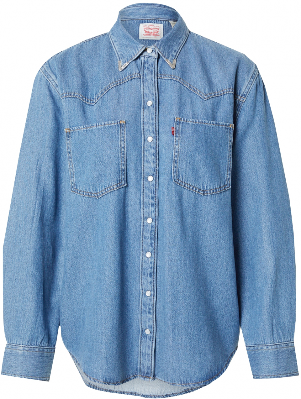 LEVI'S ® Blúzka 'Teodora Western Shirt'  modrá denim