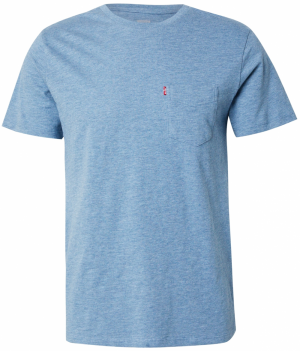 LEVI'S ® Tričko 'Classic Pocket Tee'  modrá melírovaná