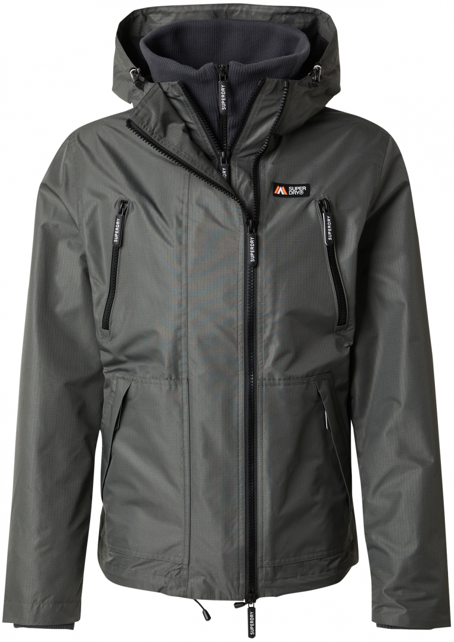 Superdry Prechodná bunda  tmavosivá
