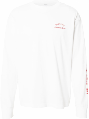 LEVI'S ® Tričko 'Long Sleeve Graphic Authentic Tee'  červená / biela