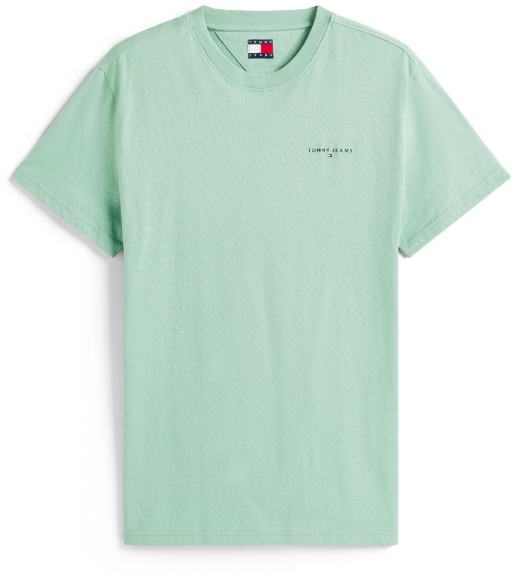 Tommy Jeans Tričko  sivá / mätová