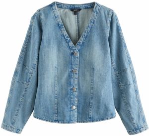 Next Blúzka  modrá denim