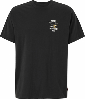 LEVI'S ® Tričko 'Relaxed Graphic Tee'  pueblo / čierna / biela