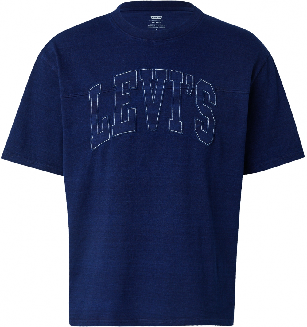 LEVI'S ® Tričko 'Lockwood Practice Tee'  tmavomodrá / biela