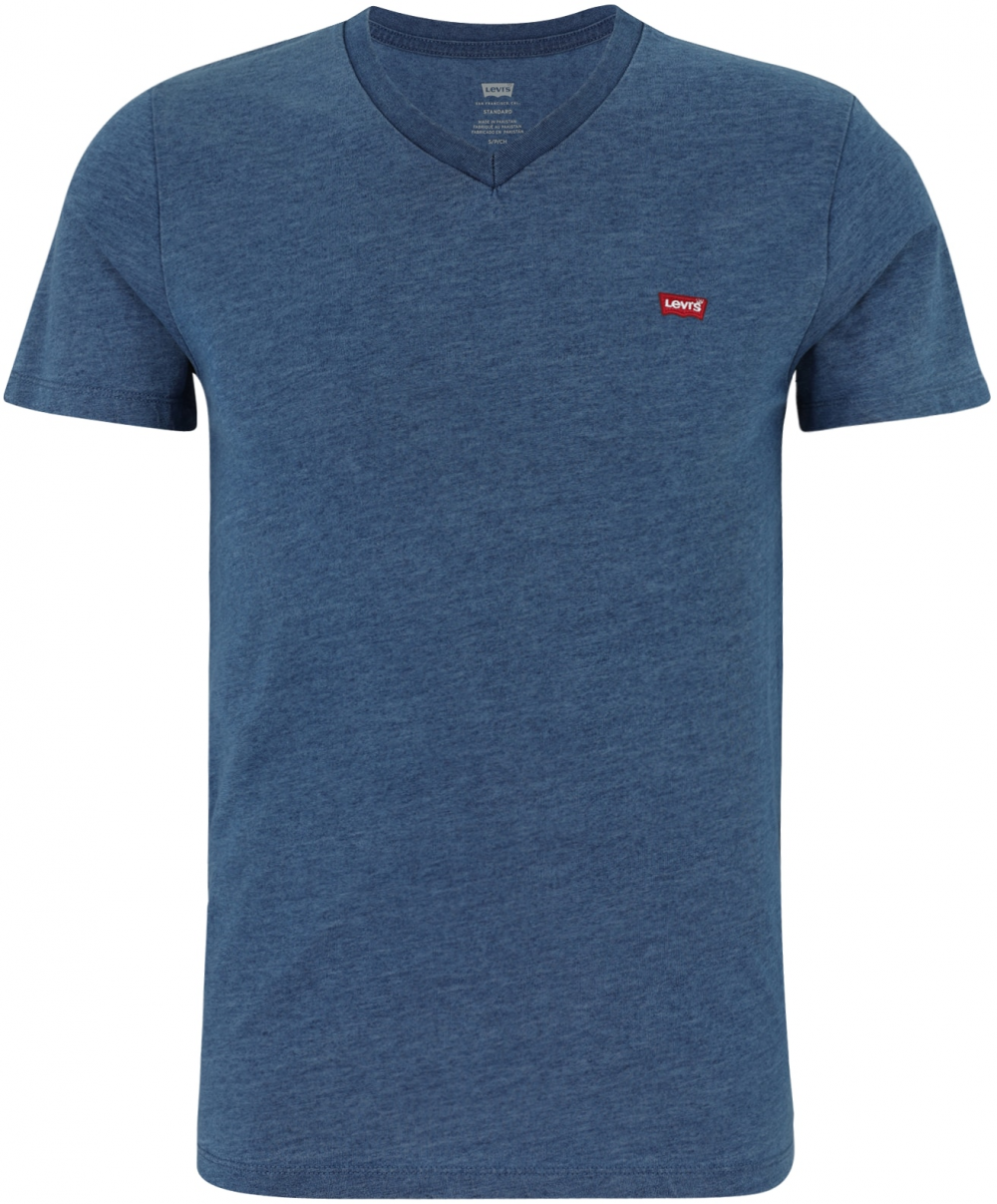 LEVI'S ® Tričko 'Housemark V-Neck Tee'  zafírová