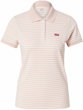 LEVI'S ® Tričko 'Housemark Polo'  ružová / biela