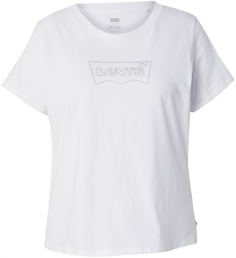 Levi's® Plus Tričko 'The Perfect Tee '  priehľadná / biela