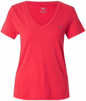 LEVI'S ® Tričko 'Perfect V-Neck Tee'  červená