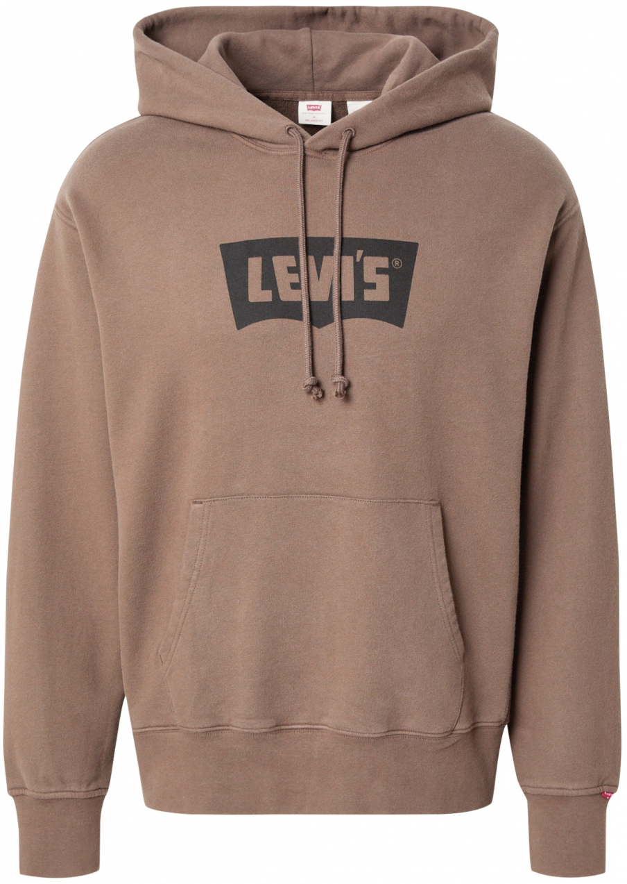 LEVI'S ® Mikina 'Premium Graphic Hoodie'  hnedá / čierna