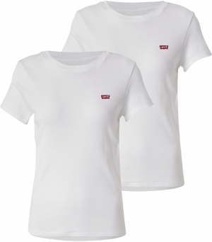 LEVI'S ® Tričko 'Essential Short Sleeve Tee (2-Pack)'  biela