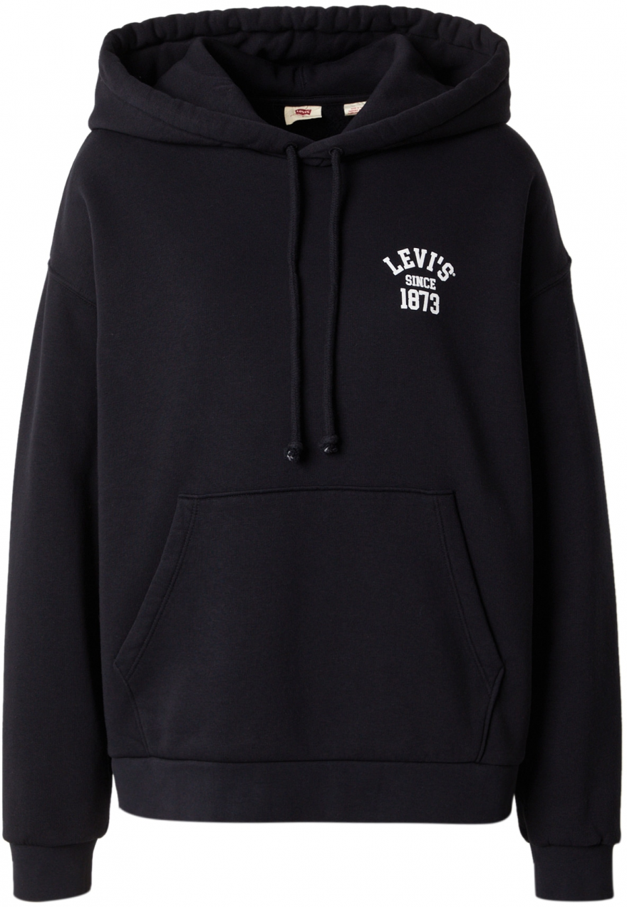 LEVI'S ® Mikina 'Graphic Salinas Hoodie'  čierna / biela