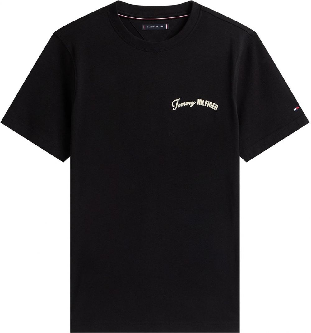 TOMMY HILFIGER Tričko  čierna / biela