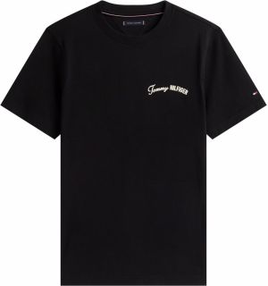 TOMMY HILFIGER Tričko  čierna / biela