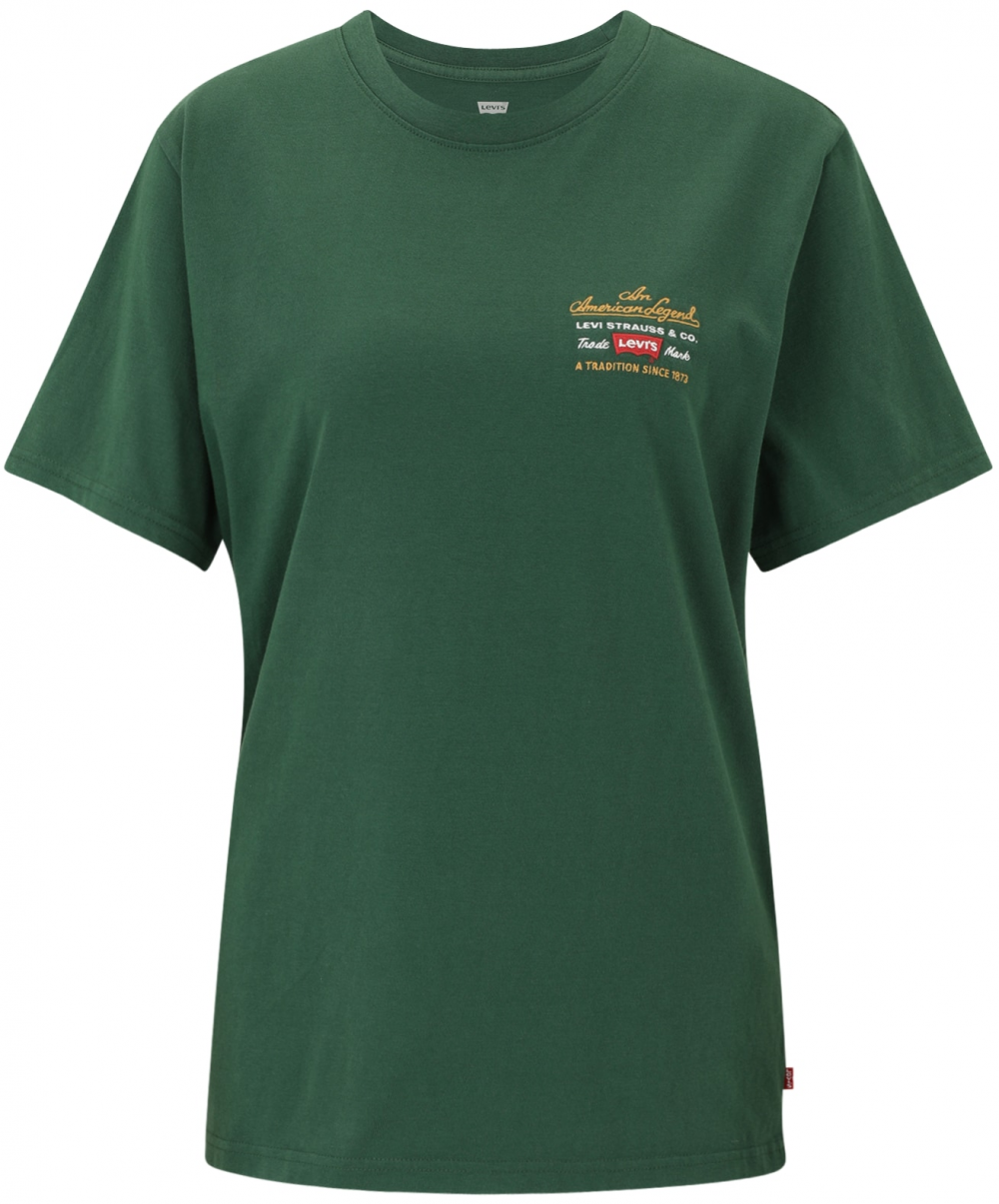 LEVI'S ® Tričko 'Relaxed Graphic Tee'  zelená / oranžová / biela