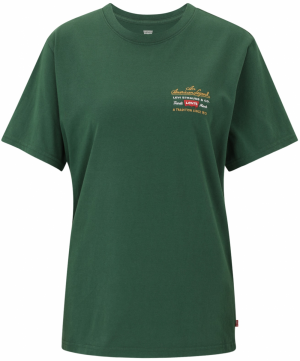 LEVI'S ® Tričko 'Relaxed Graphic Tee'  zelená / oranžová / biela