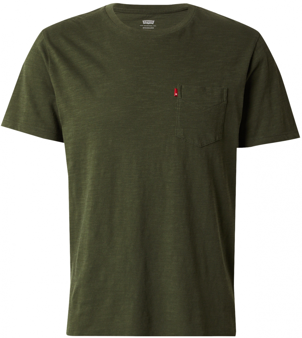 LEVI'S ® Tričko 'Classic Pocket Tee'  olivová