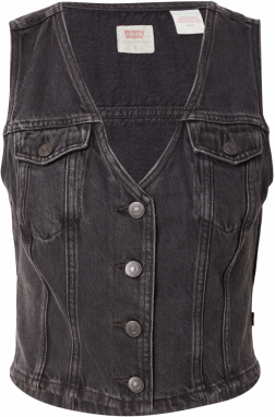 LEVI'S ® Vesta 'Bella Denim Corset'  čierny denim