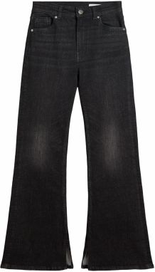 Bershka Džínsy  čierny denim