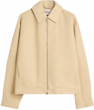 Bershka Prechodná bunda  svetlohnedá