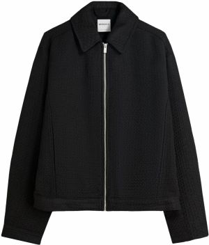 Bershka Prechodná bunda  čierna