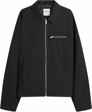 Bershka Prechodná bunda  čierna