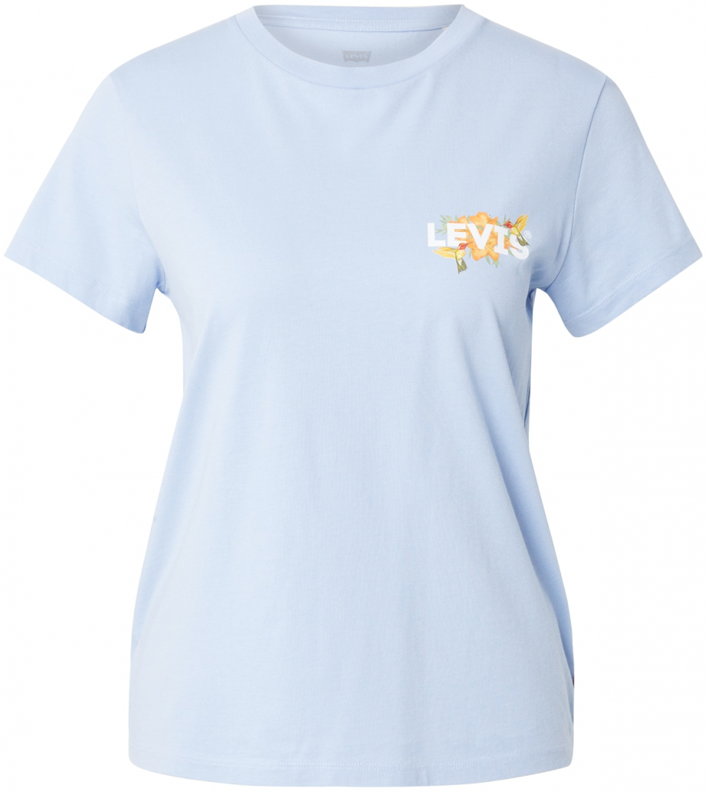 LEVI'S ® Tričko 'The Perfect Tee'  svetlomodrá / svetložltá / brusnicová / biela
