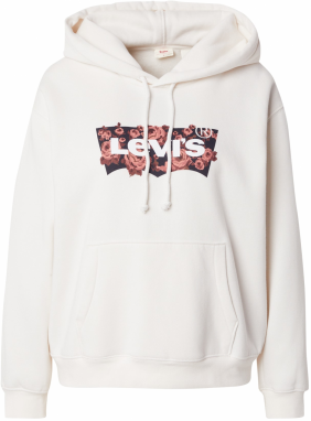 LEVI'S ® Mikina 'Graphic Everyday Hoodie'  námornícka modrá / staroružová / burgundská / biela