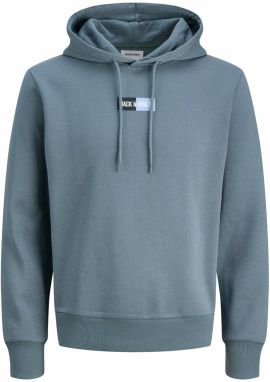 JACK & JONES Mikina 'JJPAN'  modrosivá / svetlomodrá / čierna / biela