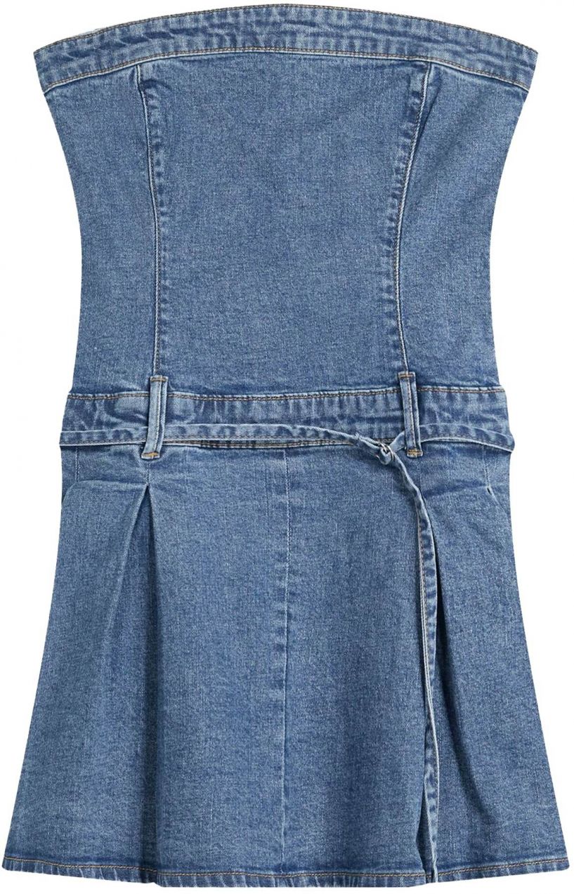 Bershka Šaty  modrá denim