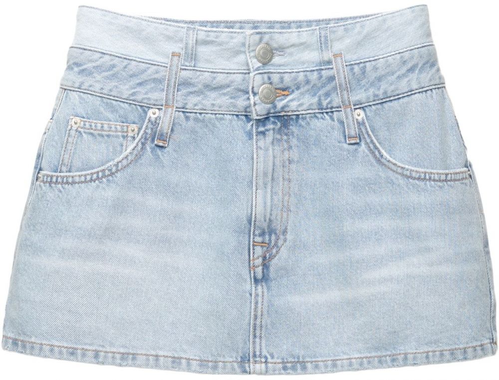 Pull&Bear Sukňa  modrá denim
