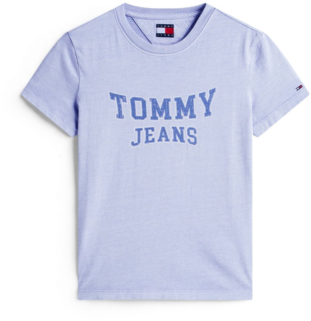 Tommy Jeans Tričko 'VARSITY'  modrá / svetlomodrá
