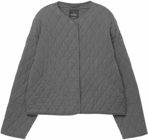 Pull&Bear Prechodná bunda  tmavosivá