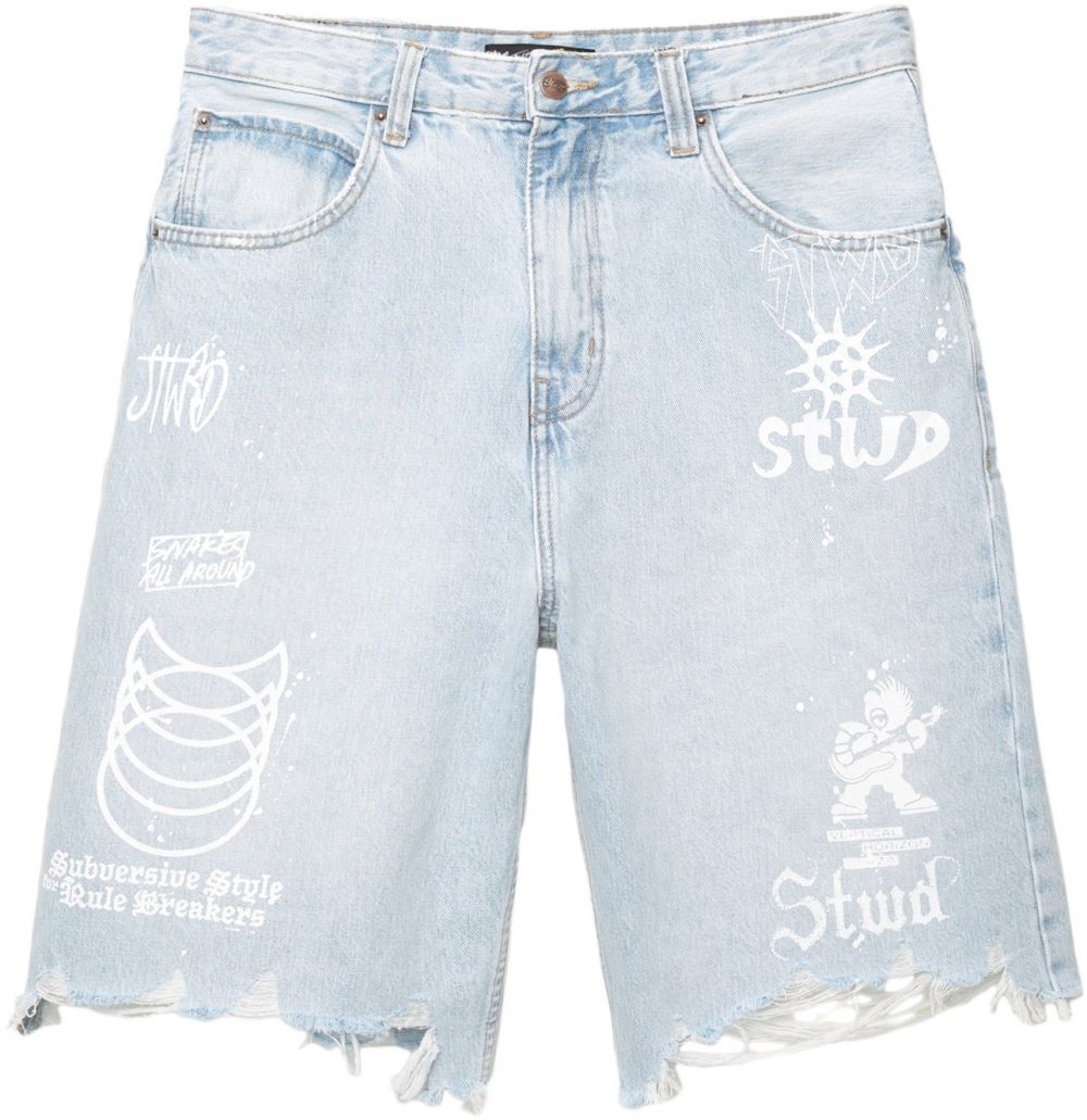 Pull&Bear Džínsy  svetlomodrá / biela