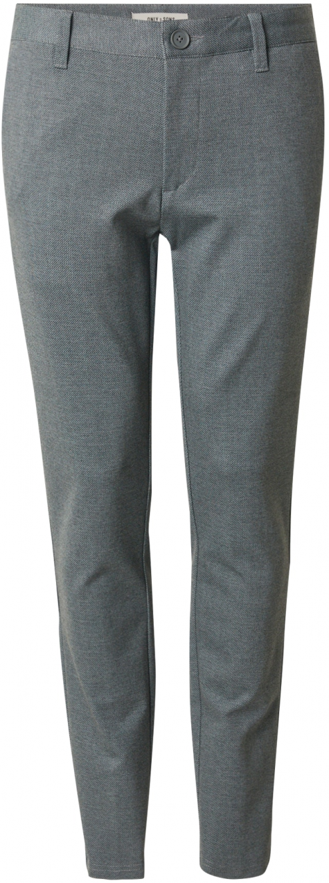 Only & Sons Chino nohavice 'ONSMARK'  zelená melírovaná