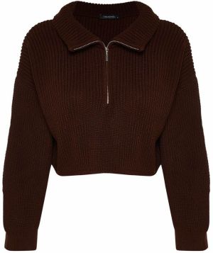 Trendyol Sveter  gaštanová